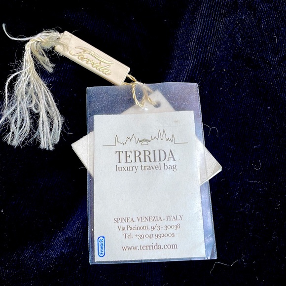 TERRIDA LEATHER LUXURY VENETIAN MURANO LARGE TRAVEL BAG / BACKPACK - Picture 14 of 15